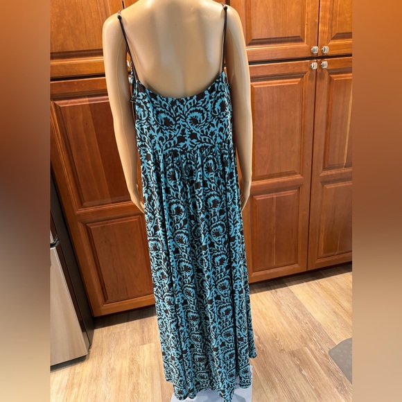 American Living knit stretchy spaghetti strap maxi dress size 16 - Picture 3 of 4